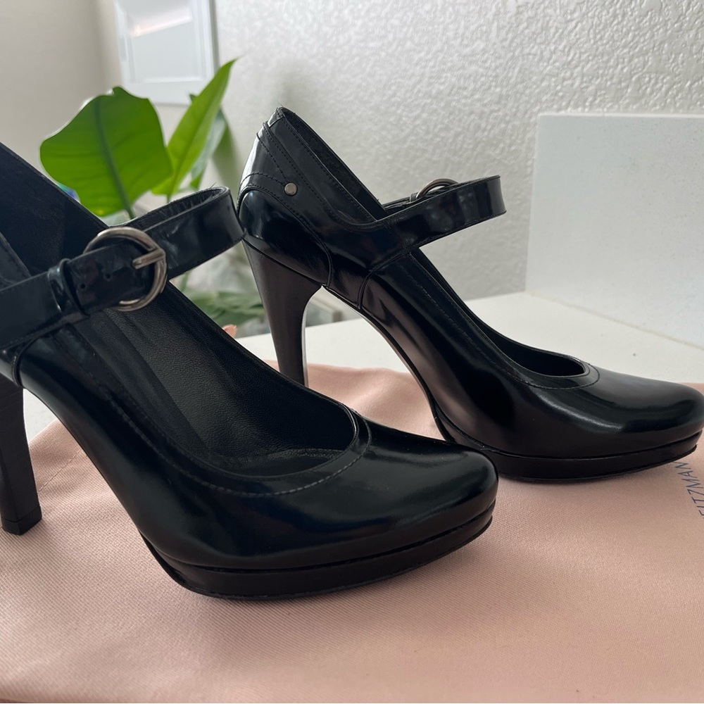 Stuart Weitzman Black Mary Janes